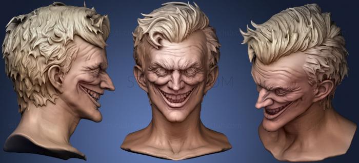 3D мадэль Голова Джокера 33 (STL)